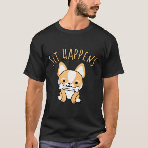 T-shirt Expressions adorables de Welsh Corgi  Il arrive de