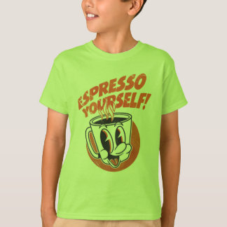 T-shirt Exprimez-vous avec humour Amateur de café