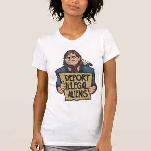 T-shirt Expulsez la chemise d'immigrés clandestins