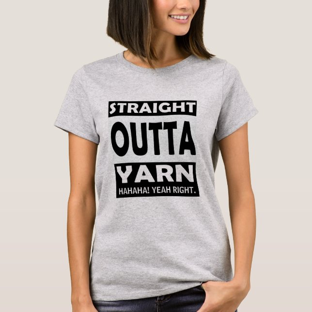 T-shirt Extérieur droit YARN / Votre texte (Devant)