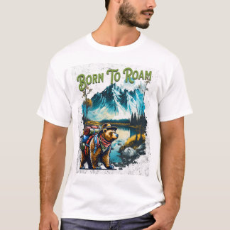 T-shirt extérieur/randonnée "Born to Roam"