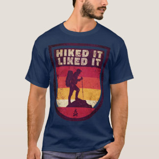 T-shirt Extérieur Randonnée Il A Aimé Il Hiker Randonnée 5