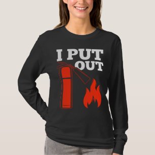 T-shirt Extincteur d'incendie Fireman Funny Firefighter Ci