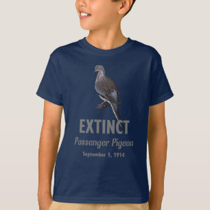 T-shirt Extinction de pigeon passager