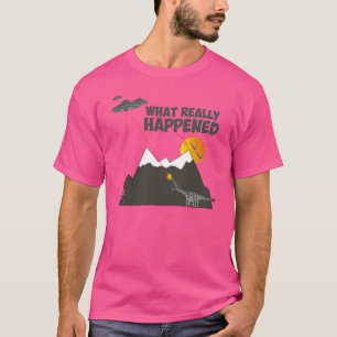 T-shirt Extinction drôle de dinosaure