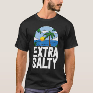 T-shirt Extra Salty Women Beach Adventures Love Sunrise 1