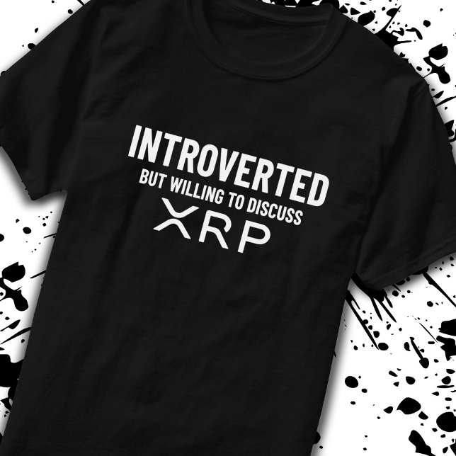 T-shirt Extrait amusant du devis de mème XRP Cryptomonnaie (Créateur téléchargé)