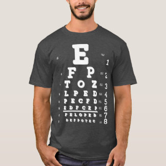 T-shirt Extrait amusant d'un tableau oculaire flou