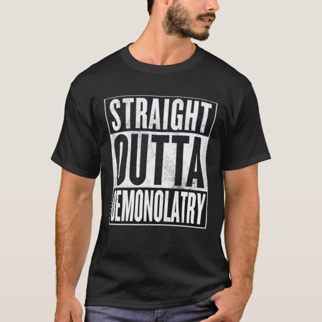 T-shirt Extrait droit Démonolatry Occult Graphic Tee (Devant)