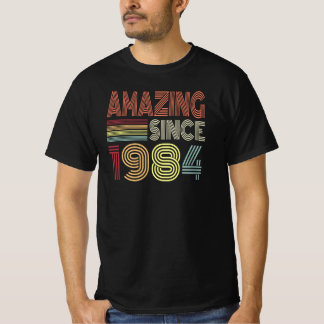 T-shirt Extraordinaire Depuis 1984 Retro Né En 1984 Annive