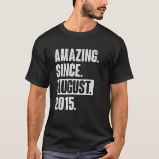 T-shirt Extraordinaire depuis août 2015 7 an 7e anniversai