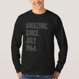 T-shirt Extraordinaire depuis juillet 1964 58 ans 58e anni