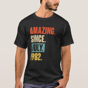 T-shirt Extraordinaire depuis juillet 1982 40 ans 40e anni