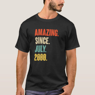 T-shirt Extraordinaire depuis juillet 2000 22 ans 22 ans B