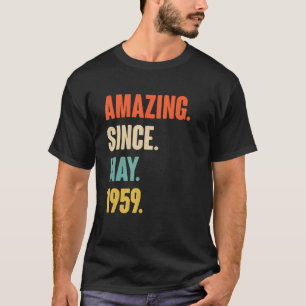 T-shirt Extraordinaire depuis mai 1959 63 ans 63e annivers
