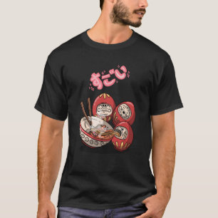 T-shirt Extraordinaire lugubre Daruma nouilles de bouchage