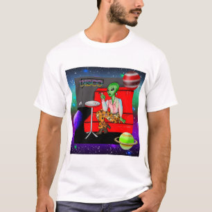 T-shirt Extraterrestre rétro des années 1970 dans Disco Lo