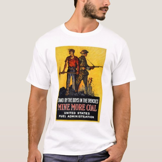 T-shirt Extrayez plus de charbon (Devant)