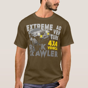 T-shirt Extreme Adventure Rock Crawler Hors route