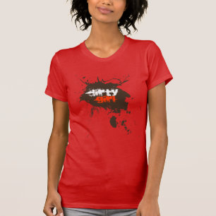 T-shirt extrême de Mudder de fille sale
