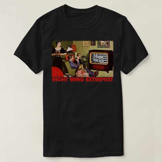 T-shirt Extrémiste nucléaire de droite (Design devant)