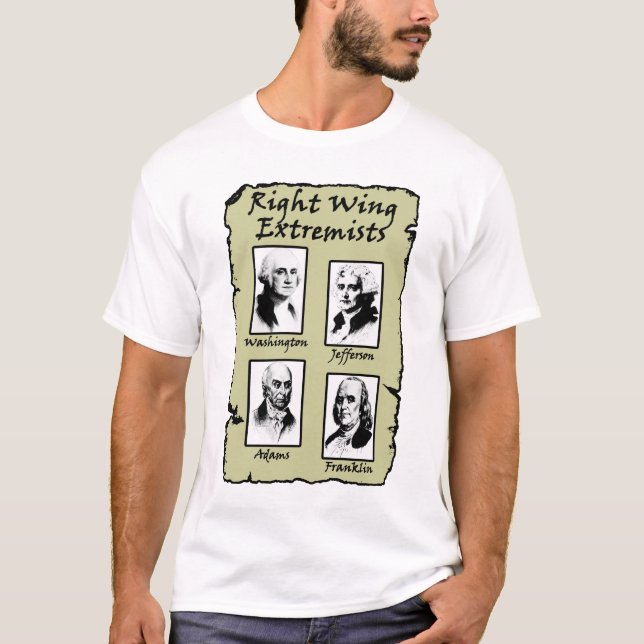 T-shirt Extrémistes de droite (Devant)