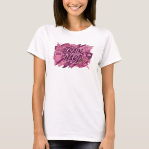 T-shirt Eye-Catching Rose avec la déclaration TRAI