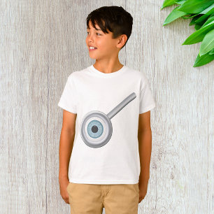 T-shirt Eyeball Magnification Verre amusant Inspection des