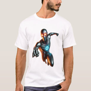 T-shirt Eyesman - Leap héroïque futuriste