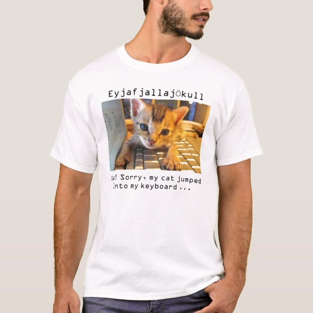 T-shirt Eyjafjallajökull (Devant)