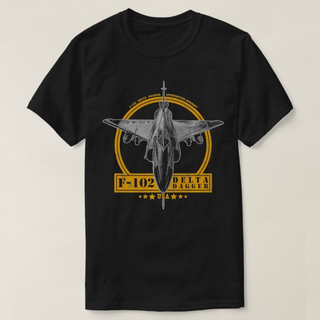 T-shirt F102 Delta Dagger Aircraft Premium  (Design devant)