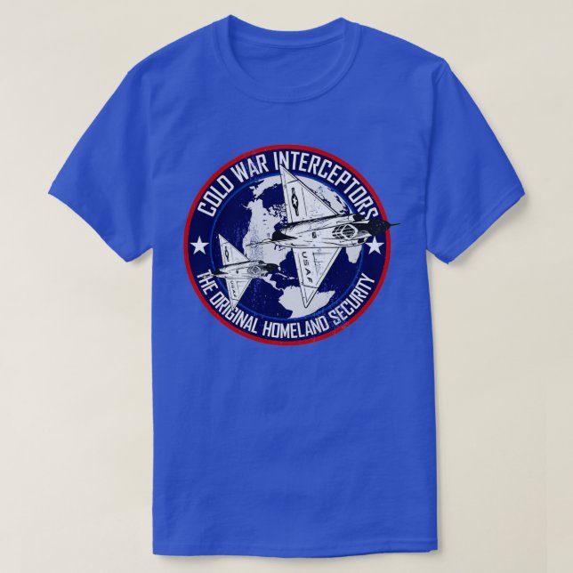 T-shirt F102 Delta Dagger Intercepteurs de guerre froide e (Design devant)