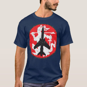 T-shirt F105G Thunderchief Wild Weasel Badge Style Grunge