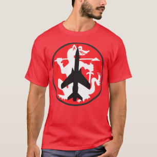 T-shirt F105G Thunderchief Wild Weasel Badge Style propre