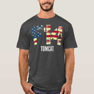 T-shirt F14 Tomcat Fighter Jet déstabilisé drapeau amér