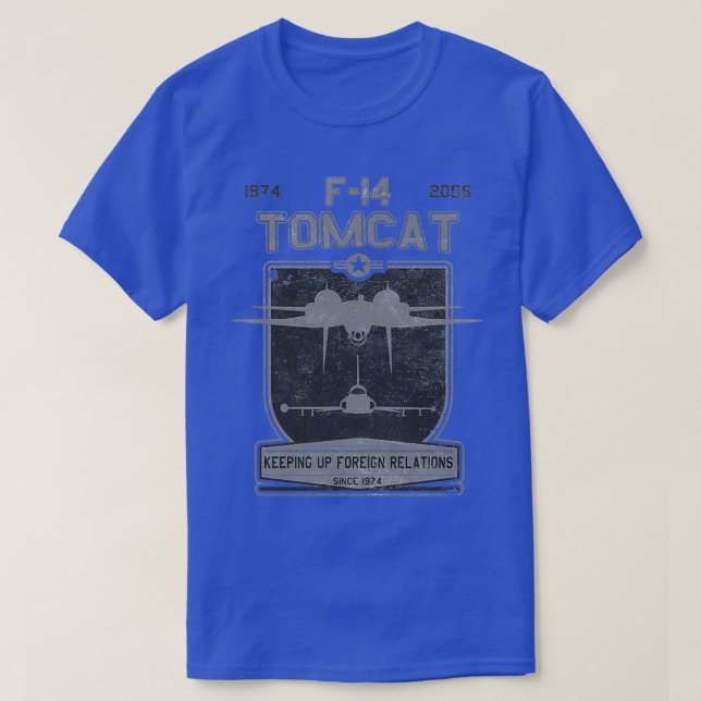 T-shirt F14 Tomcat Maintenir Les Relations Étrangères Depu (Design devant)