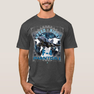 T-shirt F4 Phantom Jet Machine Vintage Vétérinaire Pilot