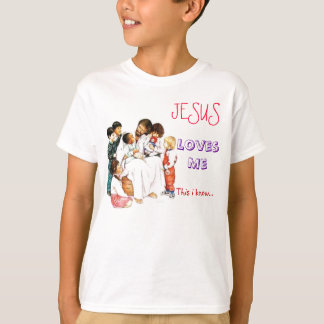 T-shirt F4BS Jésus m'aime pièce en t