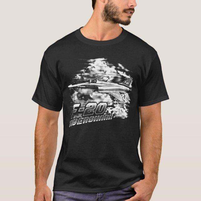T-shirt F-20 requin tigre (Devant)