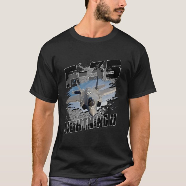 T-shirt F-35 Lightning II 5e génération Stealth Fighter T (Devant)