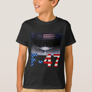 T-shirt F-47 Superpuissance américaine Dominance, avion F4