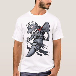 T-shirt F/A-18 Hornet Fighter Attack Caricature à jet mil