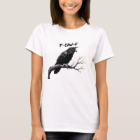 F-Caw-F Corbeau drôle Humour F-Caw-F Citation Coq