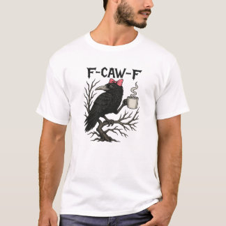 T-shirt F CAW F Corbeau Mignon