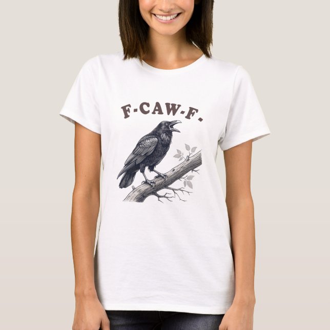 T-shirt - f-caw-f Cut Crow (Devant)