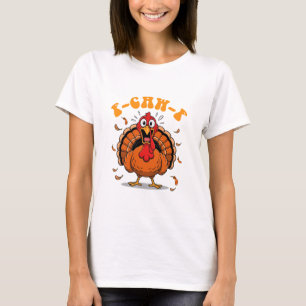 T-shirt F-caw-f Humour de poulet drôle F-caw-f Dinde Meme