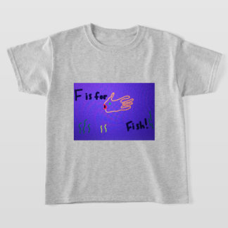 T-shirt F est pour poisson