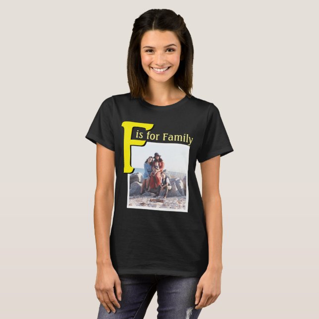T-shirt F pour la famille (Devant entier)
