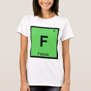 T-shirt F - Théorie cinématographique Fabula Chimie Tablea