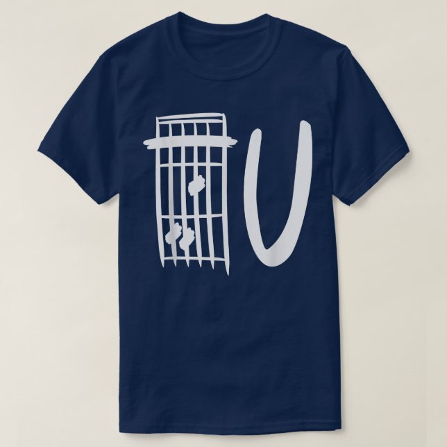 T-shirt F U Guitare (Design devant)